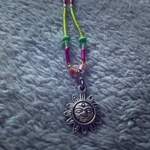 sunflower necklace!